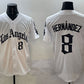 Los Angeles Dodgers #8 Enrique Hernández White Mexico 2025 LA Gothic Style With Fernando Patch Vapor Premier Limited Stitched Baseball Jersey