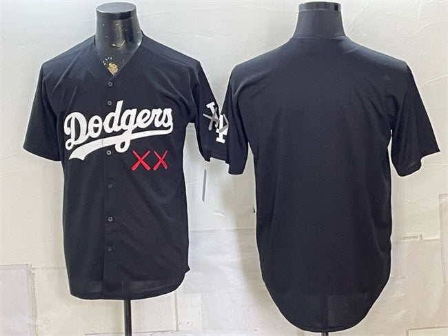 Los Angeles Dodgers x KAWS Black Vapor Premier Limited Stitched Baseball Jersey