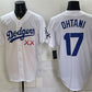 Los Angeles Dodgers x KAWS #17 Shohei Ohtani White Vapor Premier Limited Stitched Baseball Jersey