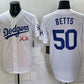 Los Angeles Dodgers x KAWS #50 Mookie Betts White Vapor Premier Limited Stitched Baseball Jersey