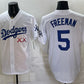 Los Angeles Dodgers x KAWS #5 Freddie Freeman White Vapor Premier Limited Stitched Baseball Jersey