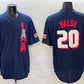 Los Angeles Angels #20 Jared Walsh 2021 Navy All-Star Cool Base Stitched Baseball Jersey