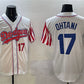 Los Angeles Dodgers #17 Shohei Ohtani White Limited Stitched Baseball Jersey