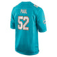 M.Dolphins #52 Patrick Paul Aqua Game Football Jersey