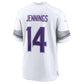 MN.Vikings #14 Jauan Jennings White Alternate Game Football Jersey