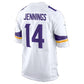 MN.Vikings #14 Jauan Jennings White Game Football Jersey