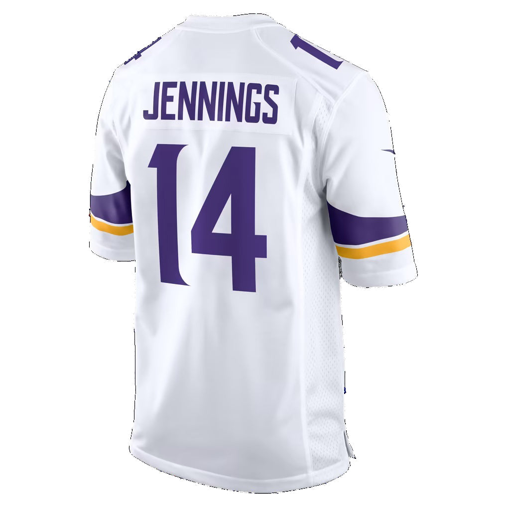 MN.Vikings #14 Jauan Jennings White Game Football Jersey