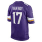 MN.Vikings #17 Kyle Van Noy Purple Puhics Team Game Jersey