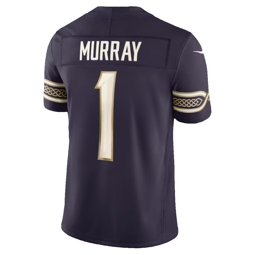 MN.Vikings #1 Kyler Murray Purple 2026 Rivalries Collection Game Football Jersey