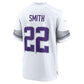 MN.Vikings #22 Harrison Smith White Alternate Game Stitched American Football Jerseys