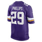 MN.Vikings #29 Jacob Thomas Purple Team Game Football Jersey