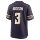 MN.Vikings #3 Jordan Addison Purple 2026 Rivalries Collection Game Football Jersey