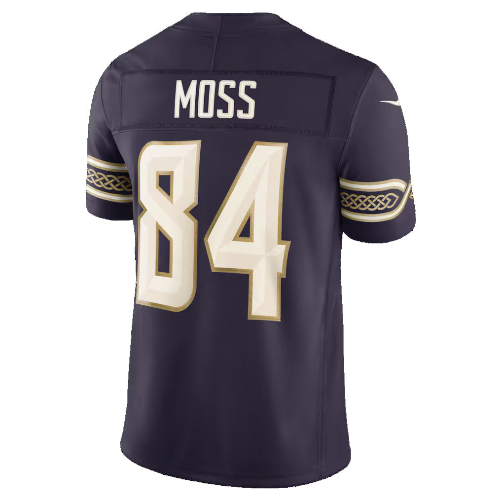 MN.Vikings #84 Randy Moss Purple 2026 Rivalries Collection Stitched Limited Football Jersey