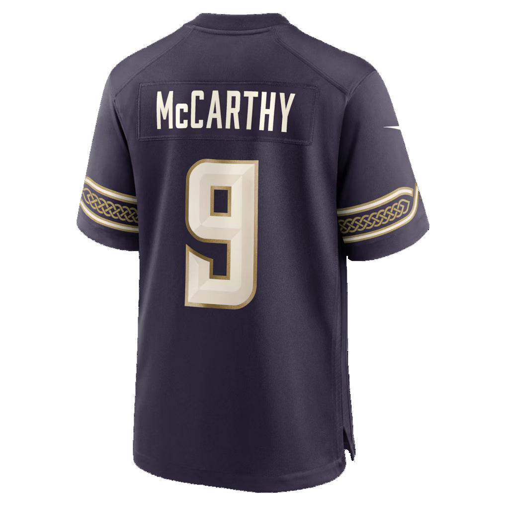 MN.Vikings #9 J.J McCarthy Purple 2026 Rivalries Collection Game Football Jersey