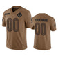 Custom C.Bears Active Player Custom 2023 Brown Salute To Service Limited Football Stitched Jersey