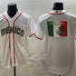 Mexico Baseball Team Big Logo White 2026 World Baseball Classic Home Stadium Stitched Baseball Jersey