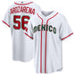 Mexico Baseball #56 Randy Arozarena White 2026 World Baseball Classic Home Stadium Stitched Baseball Jersey