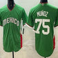 Mexico Baseball #75 Andres Munoz Green 2026 World Baseball Classic Cool Base Stitched Baseball Jersey