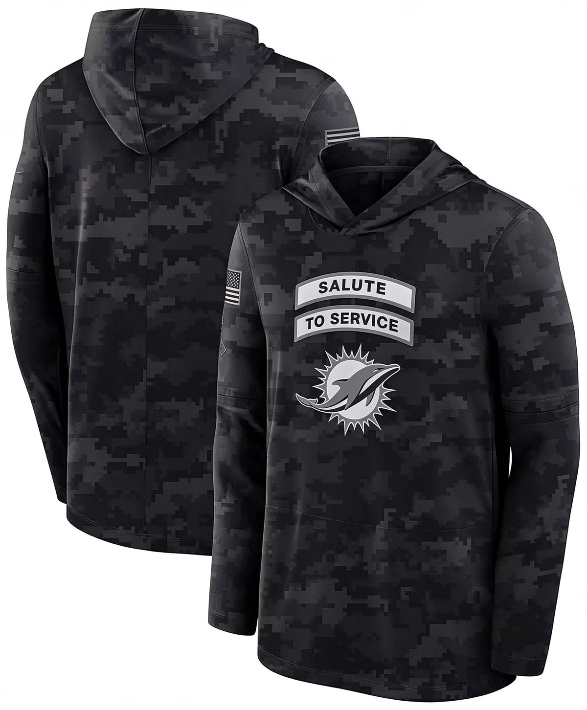 M.Dolphins 2026 Salute To Service Club Pullover Hoodie Cheap sale Birthday and Christmas gifts Stitched American Football Jersey
