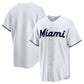 Miami Marlins Home Blank Replica Jersey - White Stitched Baseball Jersey