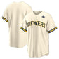Milwaukee Brewers Cream 2026 World Series Home Replica Baseball Jersey