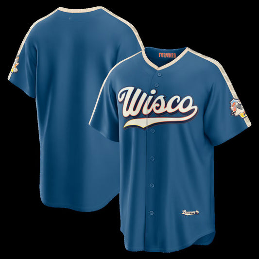 Milwaukee Brewers Mineral Blue 2026 City Connect Stadium Stitched Baseball Jersey