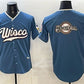 Milwaukee Brewers Team Big Logo Mineral Blue 2026 City Connect Stadium Stitched Jersey