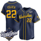 Milwaukee Brewers #22 Christian Yelich Navy 2026 World Series Alternate Limited Stitched Baseball Jersey