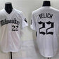 Milwaukee Brewers #22 Christian Yelich White 'Gothic 414 Shadows Edition' Vapor Premier Limited Stitched Baseball Jersey