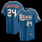 Milwaukee Brewers #24 William Contreras Mineral Blue 2026 City Connect Stadium Stitched Baseball Jersey