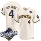 Milwaukee Brewers #4 Paul Molitor Cream 2026 World Series Limited Stitched Baseball Jersey