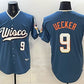 Milwaukee Brewers #9 Bob Uecker Mineral Blue 2026 City Connect Stadium Stitched Jersey