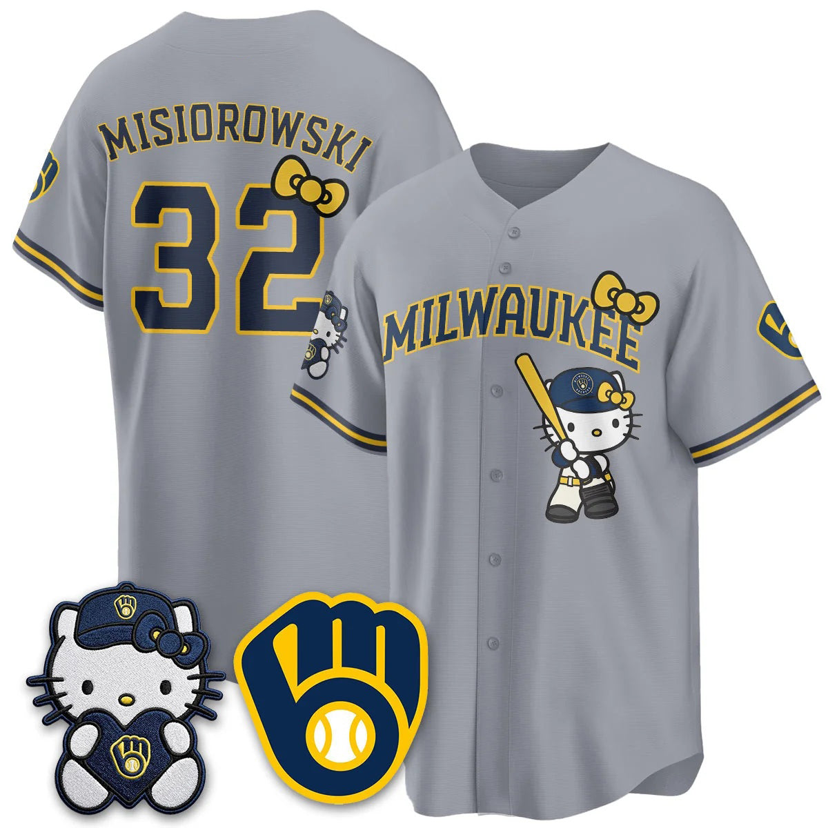 Milwaukee Brewers #32 Jacob Misiorowski Mineral Gray Puhics KT Night Vapor Limited All Stitched Jersey