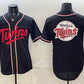 Minnesota Twins Team Big Logo 2026 Fashion Replica Black Out Stitched Jersey
