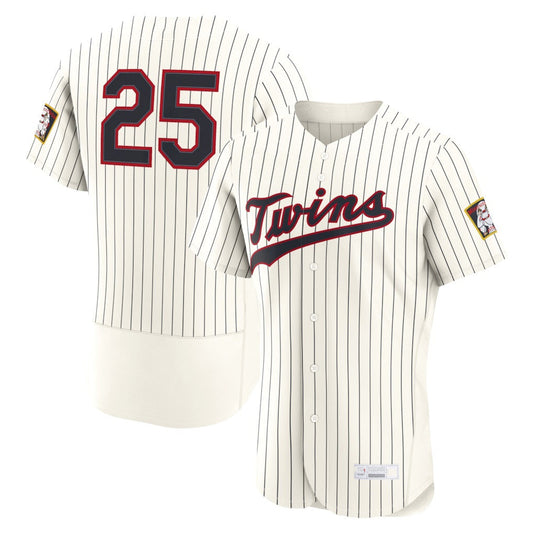 Minnesota Twins #25 Byron Buxton Cream 2026 Field of Dreams Authentic Baseball Jersey