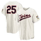 Minnesota Twins #25 Byron Buxton Cream 2026 Field of Dreams Stadium Baseball Jersey