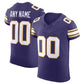 Custom MN.Vikings Purple Scarlet Vapor F.U.S.E. Elite  Jersey Stitched American Football Jerseys