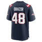 NE.Patriots #48 Namdi Obiazor Navy Team Game Football Jersey