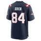 NE.Patriots #84 Tanner Arkin Navy Team Game Football Jersey