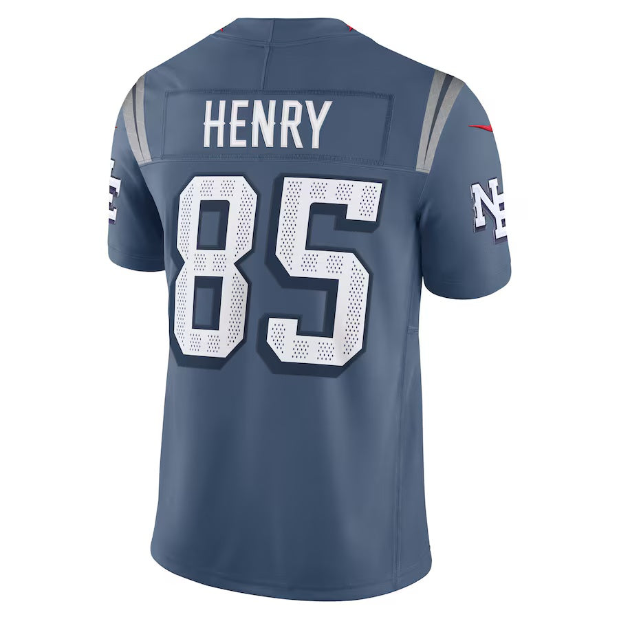 NE.Patriots #85 Hunter Henry 2025 Rivalries Collection Limited Jersey - Storm Blue Stitched American Football Jerseys