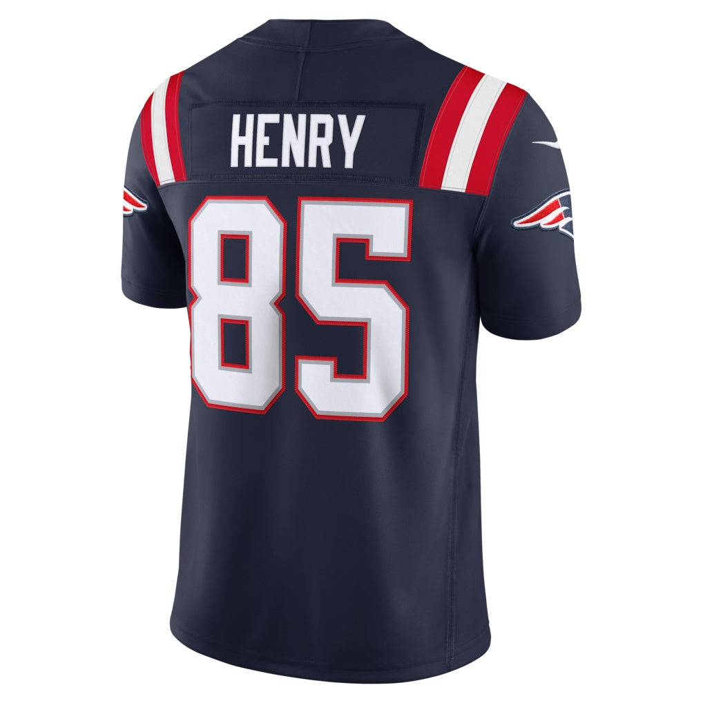 NE.Patriots #85 Hunter Henry Navy Team Vapor F.U.S.E. Stitched Limited Football Jersey