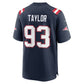 NE.Patriots #93 Leonard Taylor Navy Team Game Football Jersey
