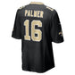 NO.Saints #16 Trey Palmer Black Puhics Team Game Jersey