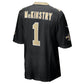 NO.Saints #1 Ga¡¯Quincy McKinstry Black Puhics Team Game Jersey
