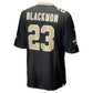 NO.Saints #23 Julian Blackmon Black Team Game Stitched American Football Jersey