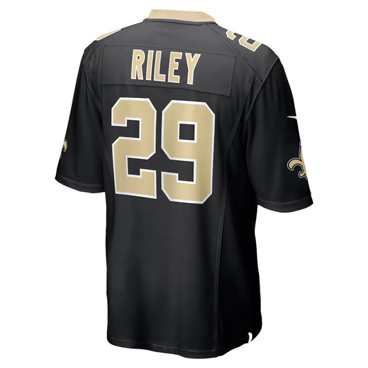 NO.Saints #29 Quincy Riley Black Team Game Stitched American Football Jersey