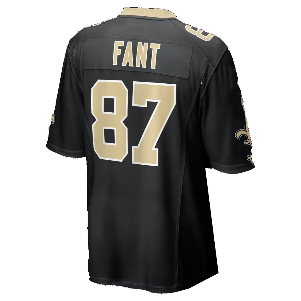 NO.Saints #87 Noah Fant Black Team Game Football Jersey