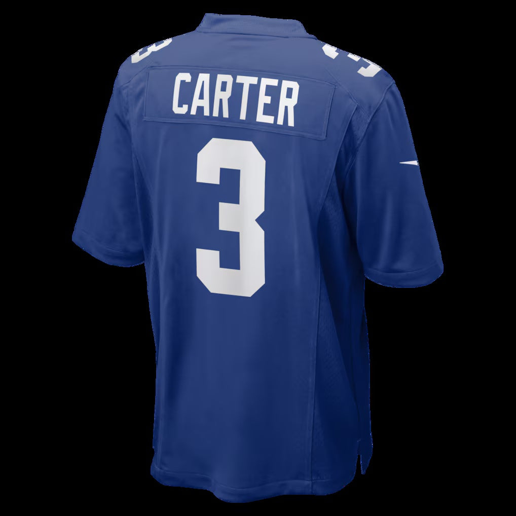 NY.Giants #3 Abdul Carter Royal Team Game Stitched American Football Jerseys