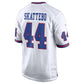 NY.Giants #44 Cam Skattebo White Alternate Vintage White Game Football Jersey
