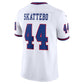 NY.Giants #44 Cam Skattebo White Vintage White Vapor Untouchable Stitched Limited Football Jersey